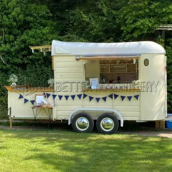 Allbetter Horse Trailers Mobile Bars Ice Cream Vending Van Horsebox Vintage Horse Box Food Carts Trolley Kiosk Food Truck