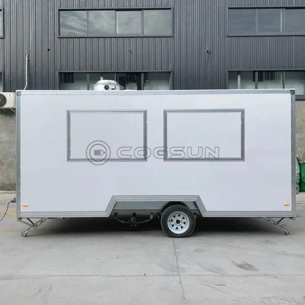 Fully EquippedBar mobile horse trailer Caravan Ice Cream Cart Pizza Fast Taco Food Truck food trailer with Full Kitchen