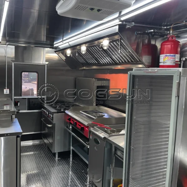 Fully EquippedBar mobile horse trailer Caravan Ice Cream Cart Pizza Fast Taco Food Truck food trailer with Full Kitchen - Image 4