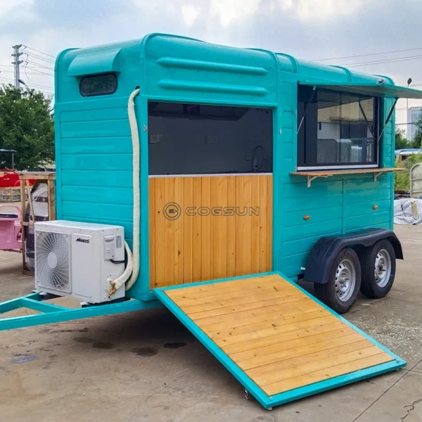 Hotdog Cart Horse Trailer Good Selling Coffee Trailer Foodtruck New Product Mobile Bar Mobile Food Truck