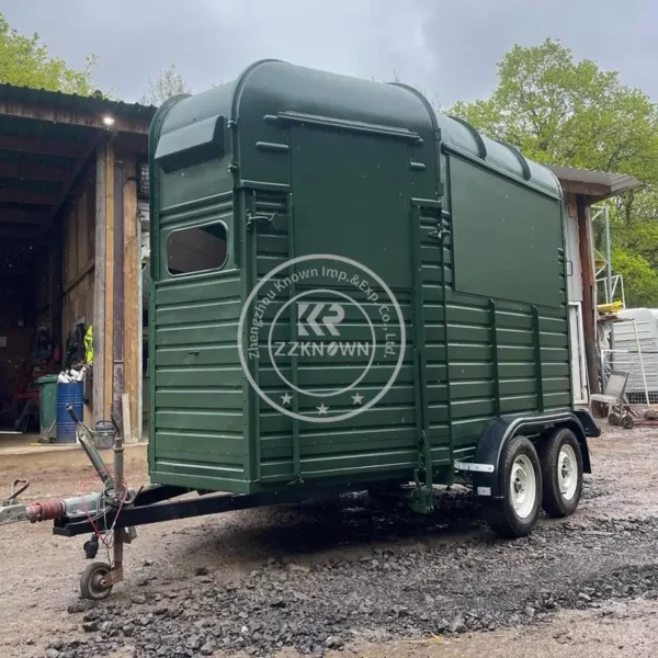 Horse Box Food Cart Mobile Food Truck Concession Catering Trailer Coffee Kiosk Ice Cream Hot Dog Cart With Full Kitchen Pizza - Image 6