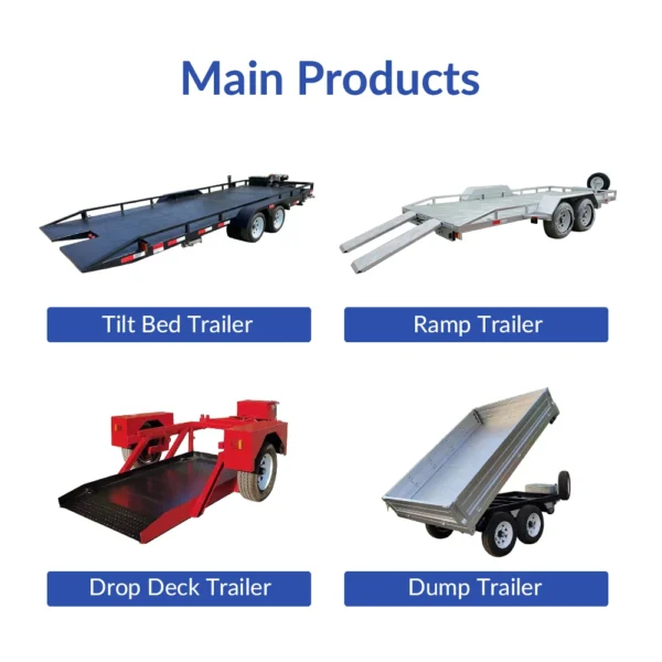 New 7x14 Dump Trailer Yards Tractors And Trailers Farm Trailers - Image 3