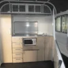 2024 Galvanized 2 Horse Float Trailer with Living Quarters Deluxe Angle Horse Load Cart supporting Customization - Image 5