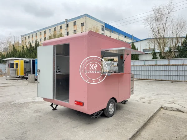 American Popular Street Outdoor Coffee Trailer Crepe Food Truck With Snack Mobile Kitchen Fully Equipped Food Trailer - Image 2