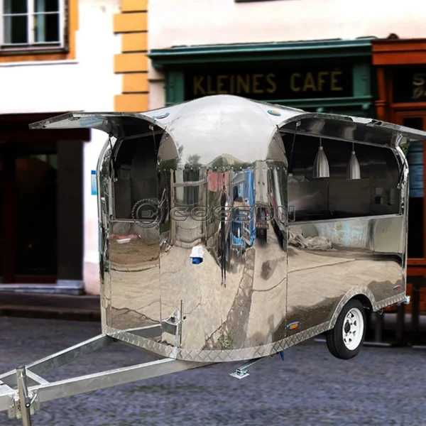 Airstream Food Trailer Fully Equipped Caravan Bar mobile horse trailer Ice Cream Cart Pizza Fast Taco - Image 2