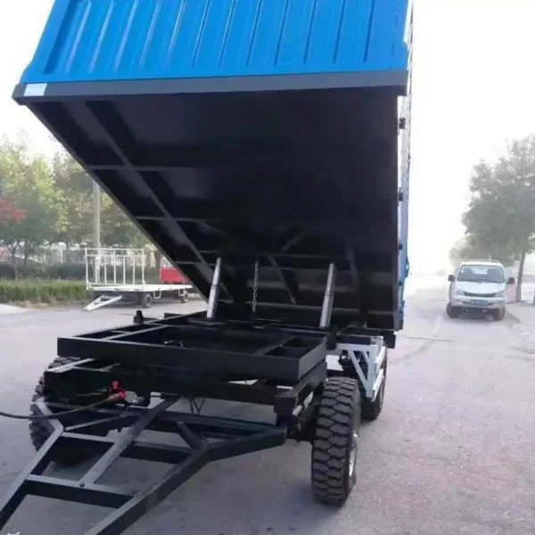 7x14 Dump Trailer Yards Tractors And Trailers Farm Trailers - Image 2