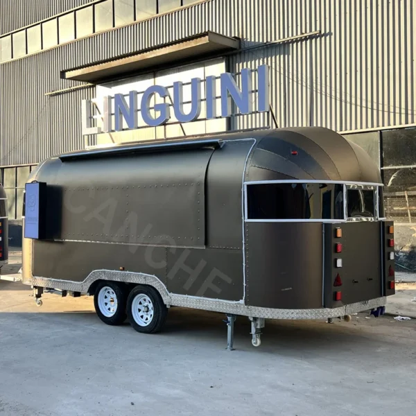 new product street food horse box truck used food mobile trailer beer bar horse trailer bar for sale - Image 2